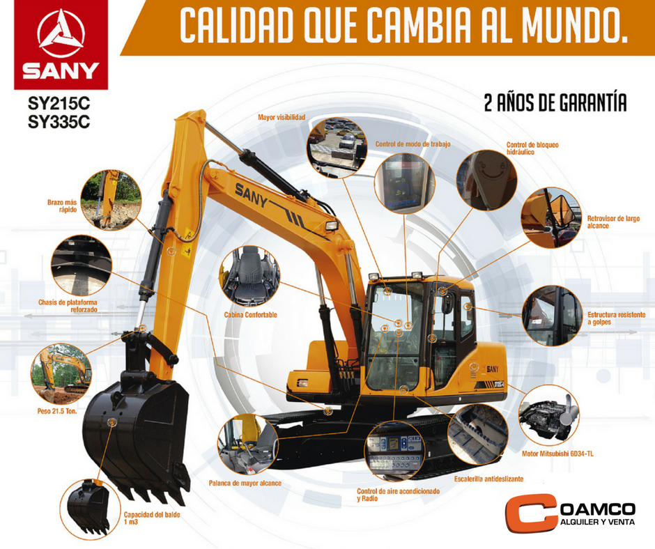 CoamcoPanama's tweet photo. ¡Calidad que cambia al mundo! #Sany con 2 años de garantía. Cotiza sus equipos en https://t.co/0sNDZL6b3K o al: 266-4202 #Coamco https://t.co/bFmsNT2lWG