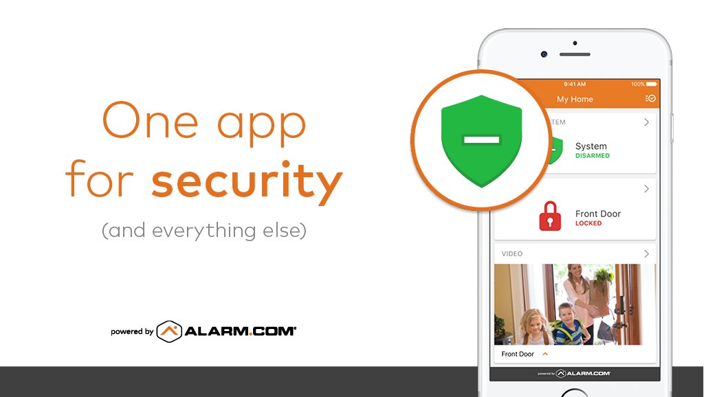 AlarmDotCom's tweet image. Meet Alarm.com, the only #SmartHome app you need: alarm.com/blog/smart-hom… #ISCWest #ISCW17