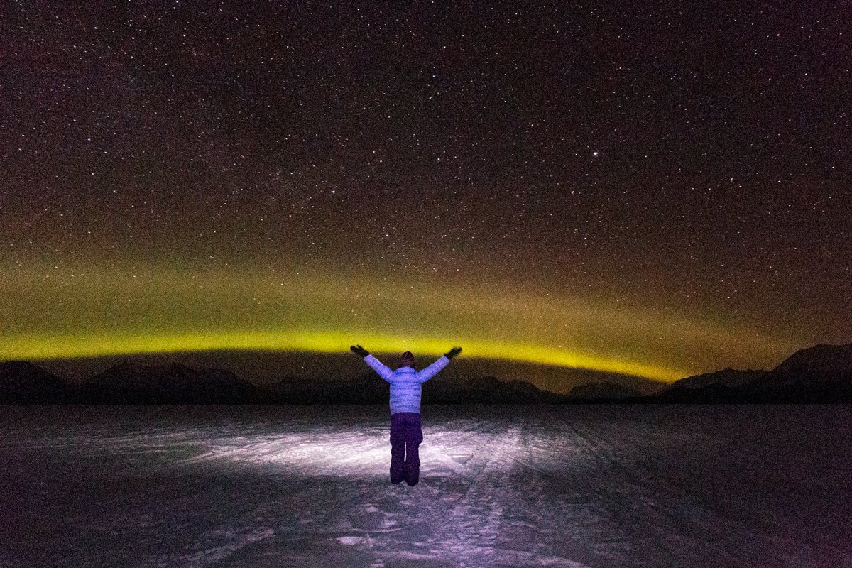 It's time to boogie under the #auroraborealis because it's #Friday!