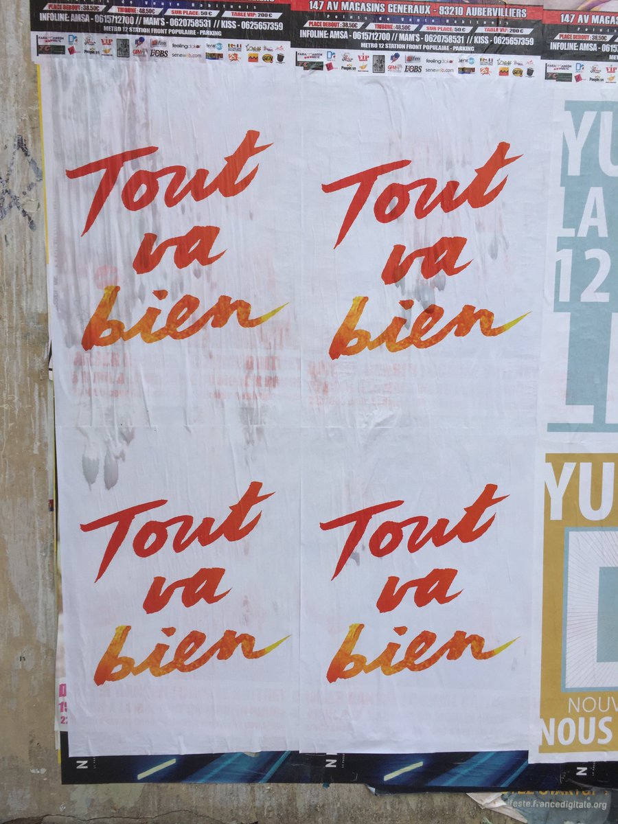 Joie !!! Mon Album « Tout Va Bien » sort aujourd’hui!
Découvrez-le dès maintenant en streaming sur: youtu.be/FyhsSnyu0s8
