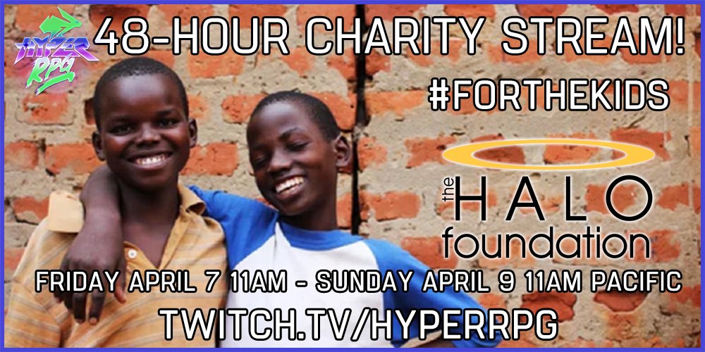Hyper_RPG's tweet photo. Want to donate to the @HALOFoundation 48-Hour Charity Stream, but can't tune in? Donate here! https://t.co/ITzugaB14i THANK YOU! https://t.co/gc3IihXzFp