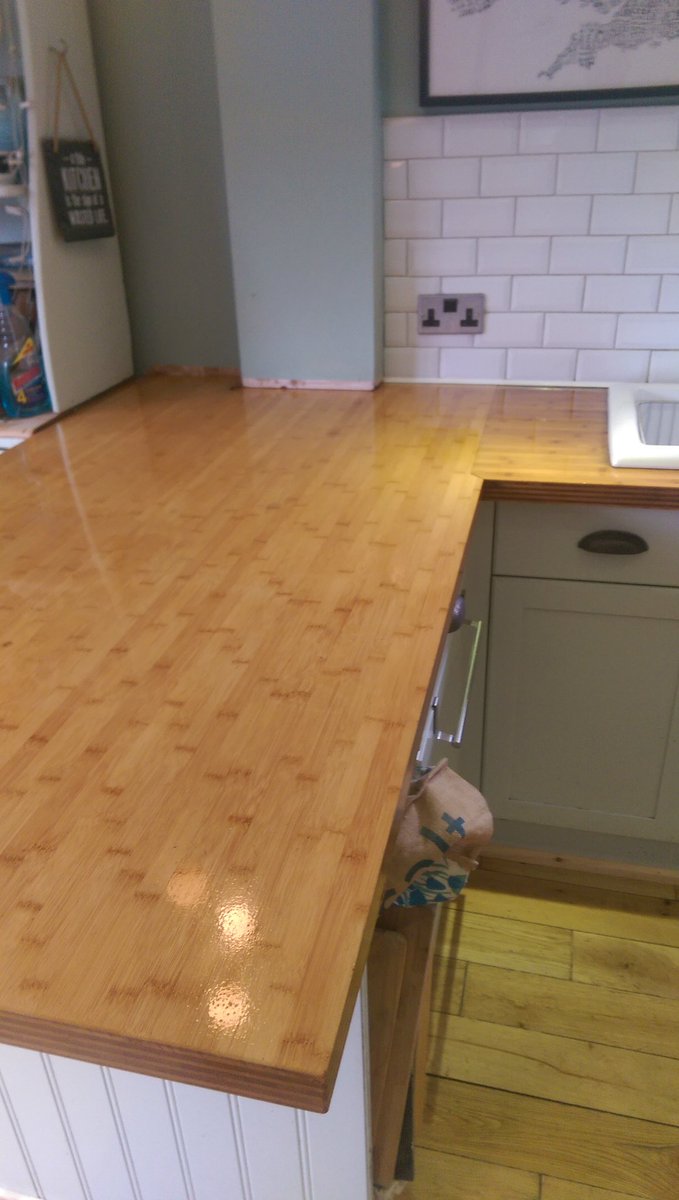 intsolution's tweet image. New bamboo worktops