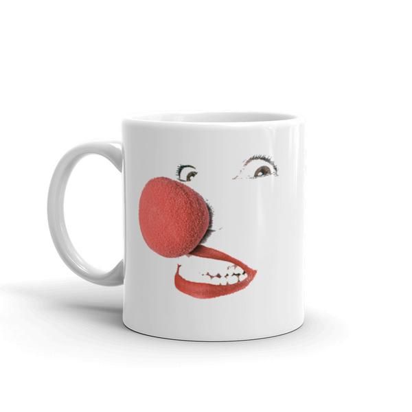 PromoMyEtsy's tweet photo. Clown Nose Mug made in the USA @HeadZoneTees https://t.co/rVrTzhW398 https://t.co/IRM231dFZk