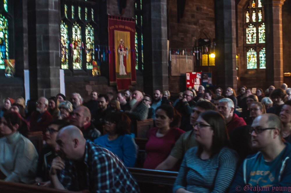 A great turnout for Life of Brian tonight <a href="/StMarysLeigh/">St Marys Leigh</a> 
A big thank you to all our Volunteers #Leigh