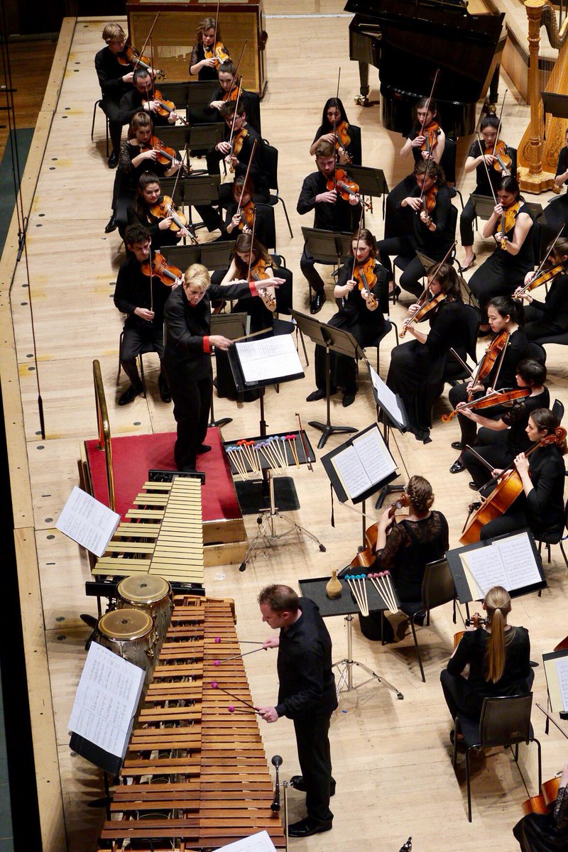 Superb concert by the Britten–Pears Orchestra, <a href="/marinalsop/">Marin Alsop</a> and Colin Currie with a jumbo encore to finish. Thanks RFH, Snape tomorrow!