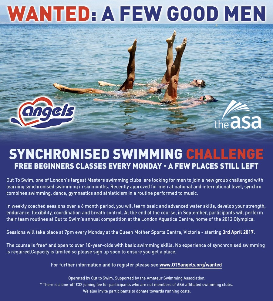 OTSAngels's tweet photo. Hey @TomDaley1994, we still have spaces on our @ASAaquatics funded synchronised swimming challenge 
more info: https://t.co/Otdi1lTnly https://t.co/URBqcXv6UY