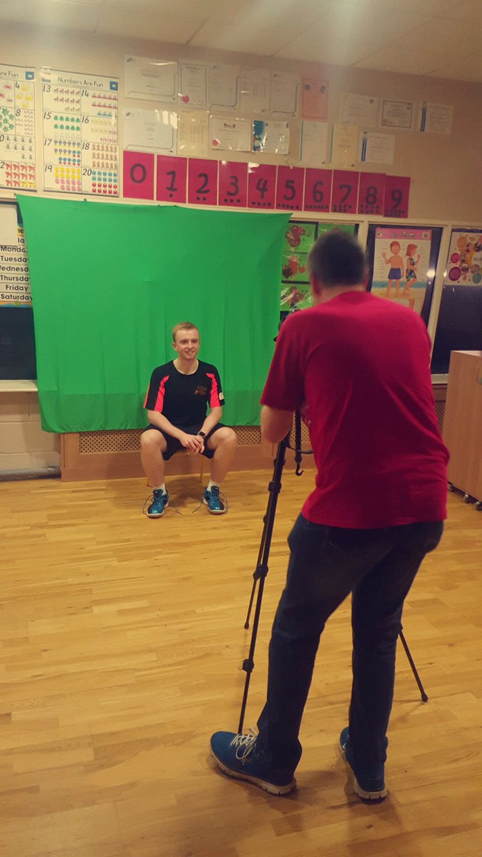 sinead_chambers's tweet image. @ChambersCiaran completing his promo shot...hope there is plenty of photoshop on that one! 😂 #tinychair #smile