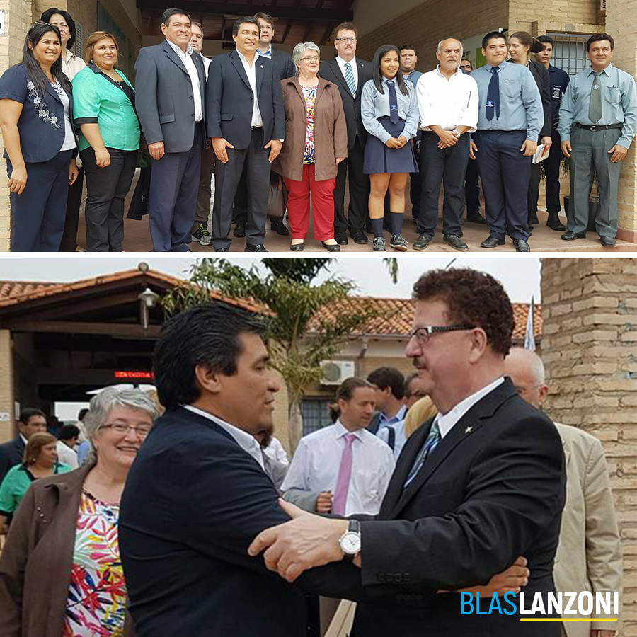 Establecimos apoyo de la Secretaría de Estado Parlamentario de Alemania p/ el Centro Educ. Dr. Eusebio Ayala de Villeta #CentralenDesarrollo