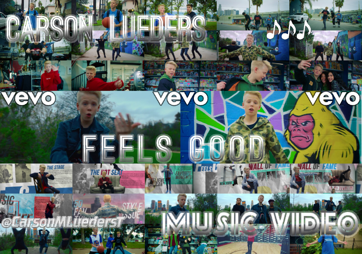 CarsonL_Online's tweet photo. New @carsonlueders' Music Video! 🙌🏻 #FeelsGood is out now! #CMLTedition #FeelsGoodMusicVideo
Watch it now https://t.co/JLRFc5pOLc via @Vevo https://t.co/vpzoQ8vBfD