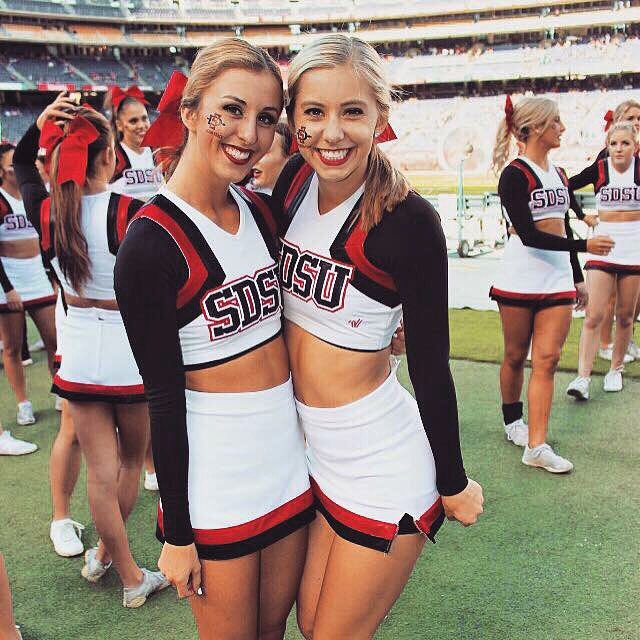 SDSUCheer's tweet photo. Tryouts are in 5 days! Come join our Aztec family ❤🖤 Visit https://t.co/IKTtJ4flcA for more details! #SDSUCheerleading #RiseUpAztecs https://t.co/pVTSWFWqHS