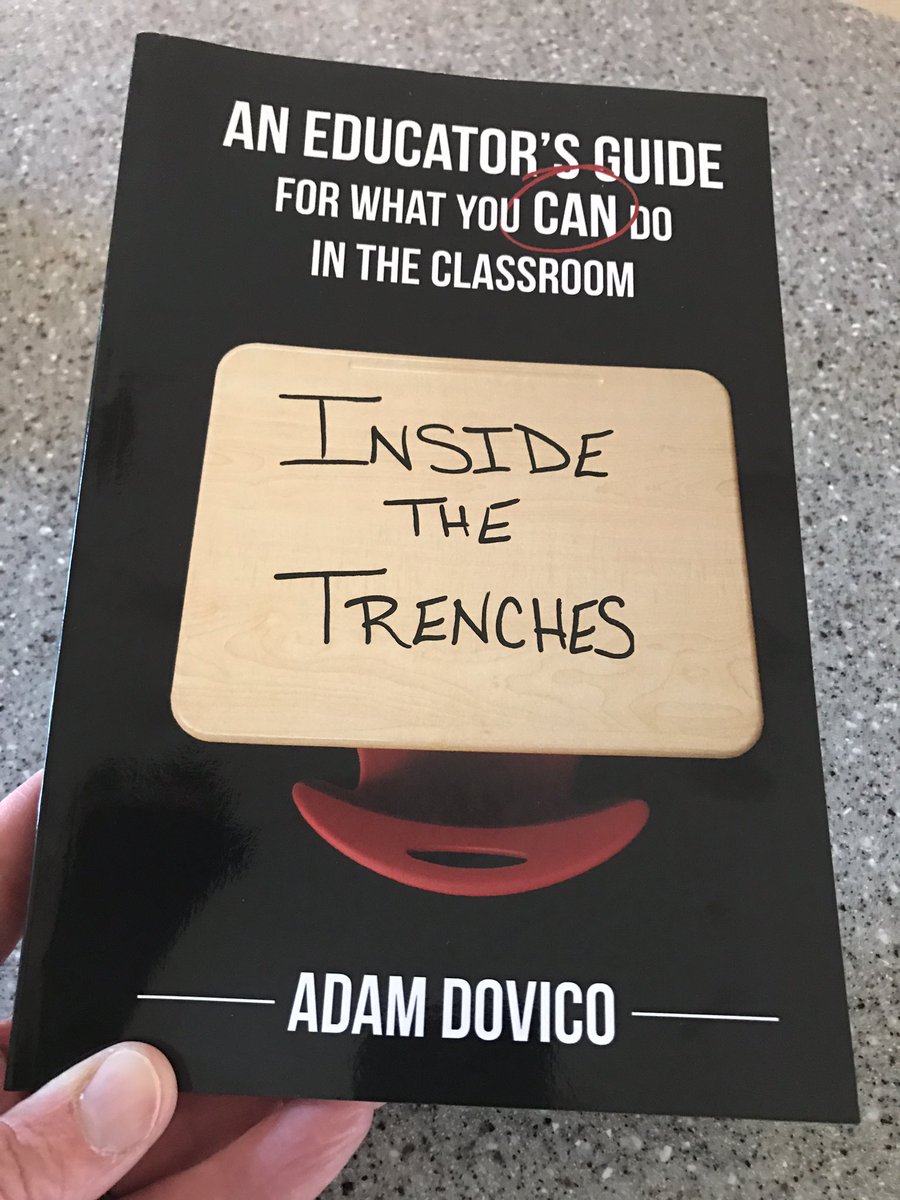 JonWilliams54's tweet photo. Got my copy of "Inside the Trenches" by @adamdovico ! Excited 2 be starting a book study @WalkertownHigh w/ Ts & Admin! #packstrong 🐾📚 https://t.co/SsLDG0qWSB