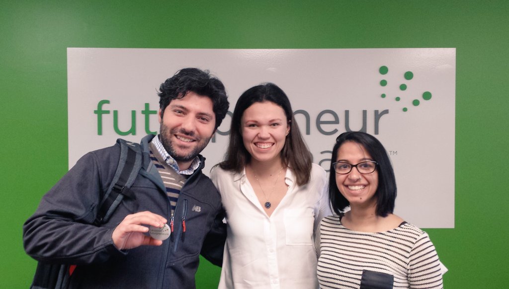 FuturpreneurBC's tweet photo. Thx for dropping by @DevrimBirlik- alum #Futurpreneur, now valued #mentor, (+ we spy @twowheelgear pack) #FullCircle https://t.co/ZUJfv7cHi9