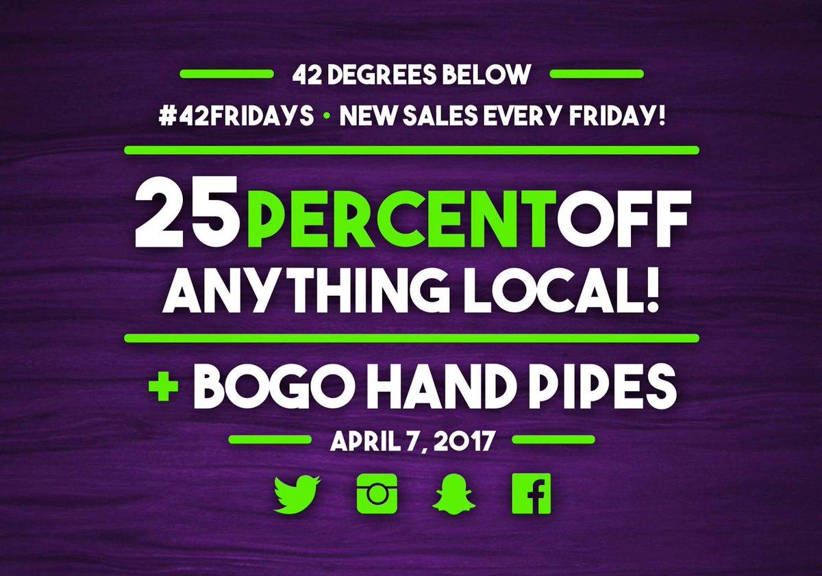 It's a beautiful day! Come by &amp; see us! #42Fridays #42below