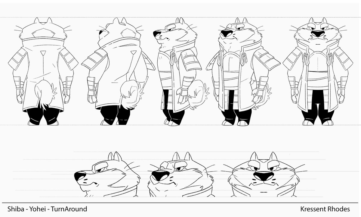 Finished off the character study with a turn around! Love them! Breaking back into bgs this week so I gotta adjust my drawing schedule some.