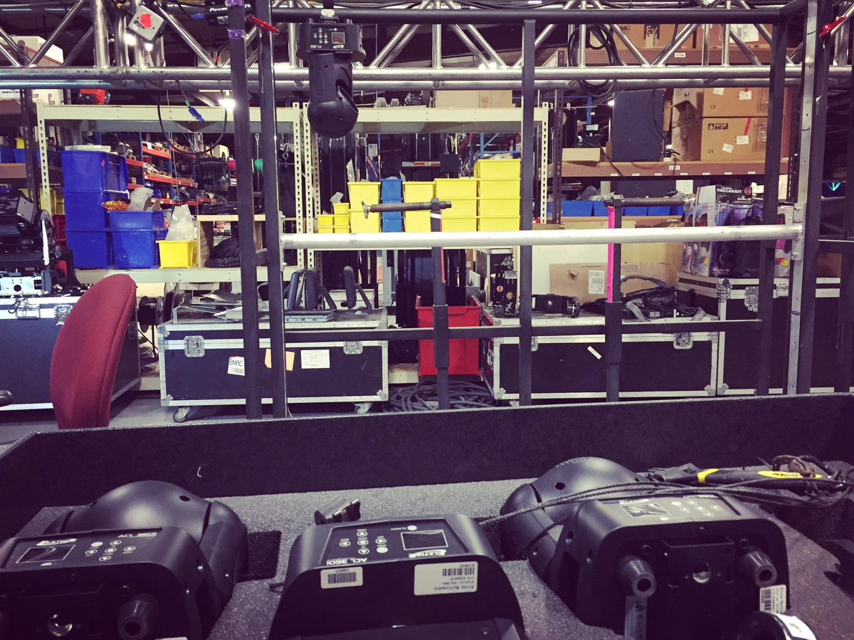 It's #Friday in the #EliteMultimedia #shoplife and we're filling up carts with <a href="/ElationPro/">Elation Professional</a> for another <a href="/courdesign/">Cour Design</a> #lightingdesign.