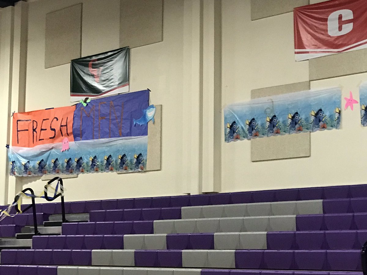 PachecoPanthers's tweet photo. Class sections...who's gonna win the decorating part of the rally? https://t.co/0ahgkZ7YwF