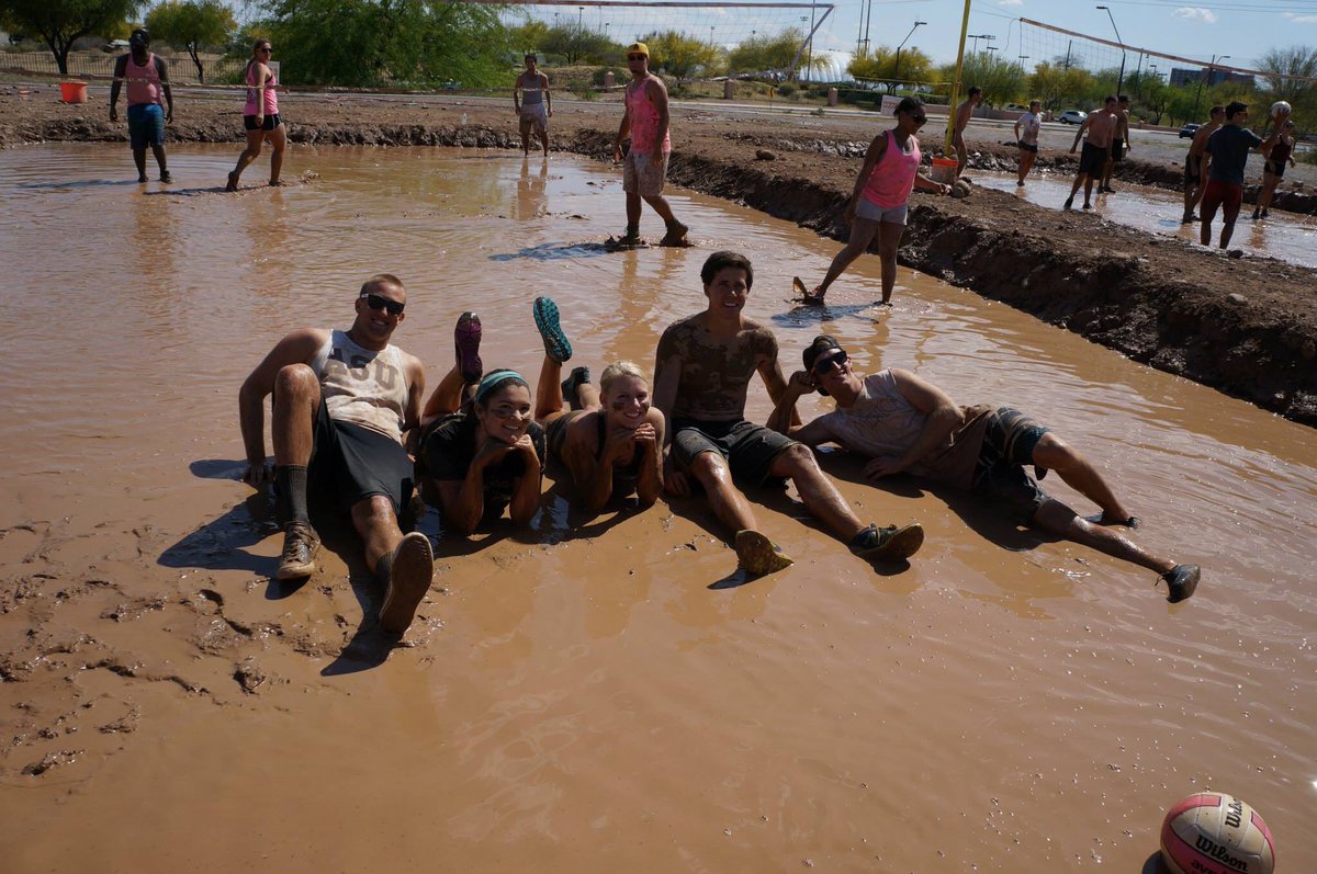 asu_saa's tweet photo. Get knee deep in some mud at Oozeball! #ASUOOZEBALL https://t.co/VH6LCjQJuI