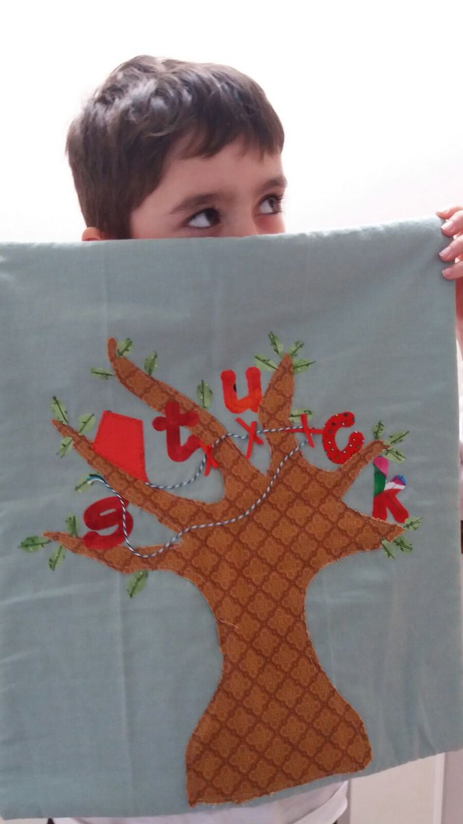 DavidRBalkwill's tweet photo. @OliverJeffers project inspired by favourite book for @YoungQuilters https://t.co/UIEE8kFAnc