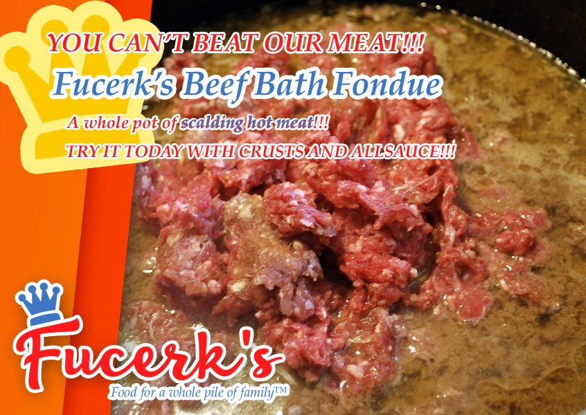 fucerks's tweet image. #MeatFondue #YouCantBeatOurMeat #Fucerks