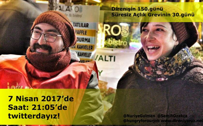 #NuriyeSemihAçlıkla30Gün