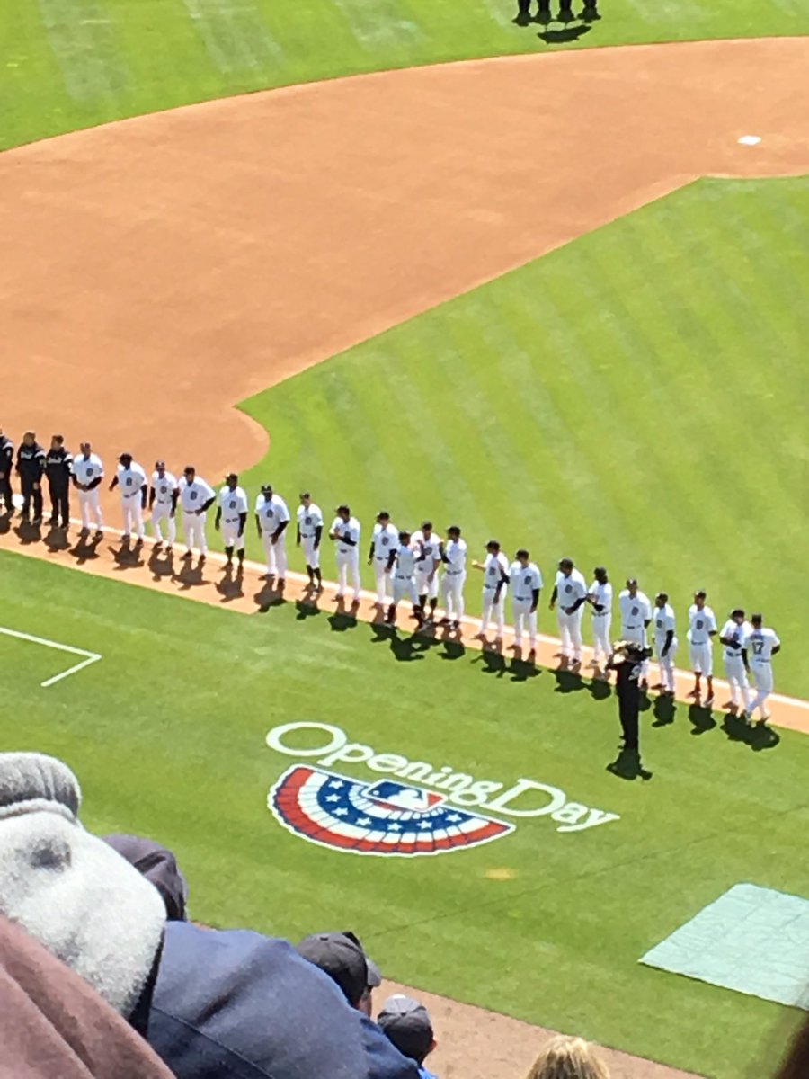 WeAreTheWeckies's tweet photo. Happy Opening Day @tigers !! So happy to be here for my first season Opener thanks to Mr. W.! Let's go Tigers!! #openingdayintheD @dublinWL https://t.co/4O6PyqNFb2