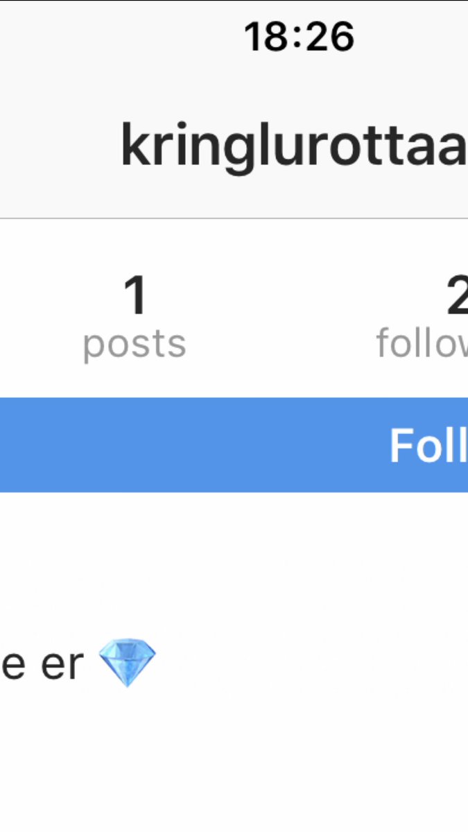 Var að búa til nýtt Instagram endilega followa