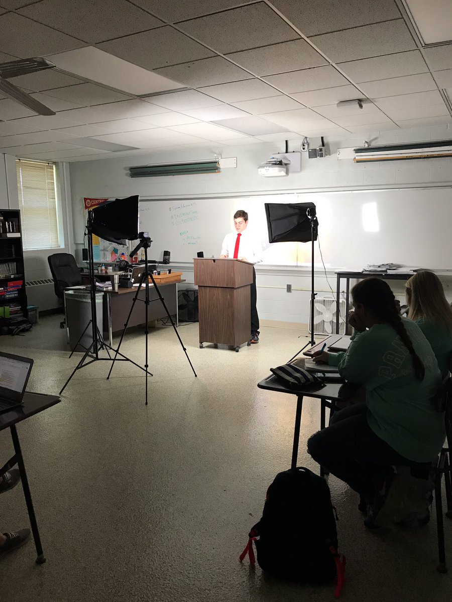 CoachGrunder's tweet photo. Last speech of the week #SpringElectionWHS #ItsElectionTime https://t.co/IOO7w9bDWH