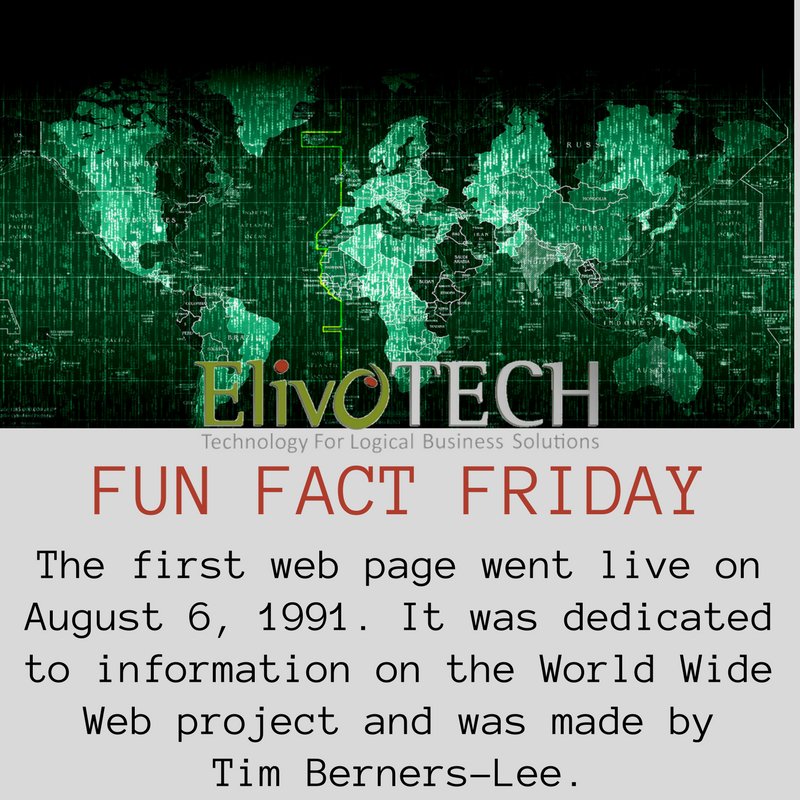ElivoTech's tweet image. There are millions of web pages now, but none of them existed 25 years ago. #FirstWebpage  #TGIF #TechTalk