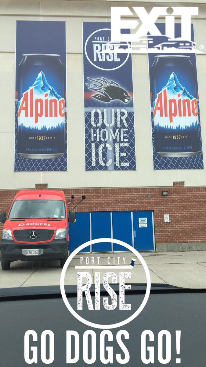 ExitRealtySJ's tweet photo. Headed to the @SJSeaDogs game tonight?! Don't forget to use the #EXITrealty #snapchat geofilter!! #PortCityRise #qmjhl #godogsgo https://t.co/h6rW1cuqMF