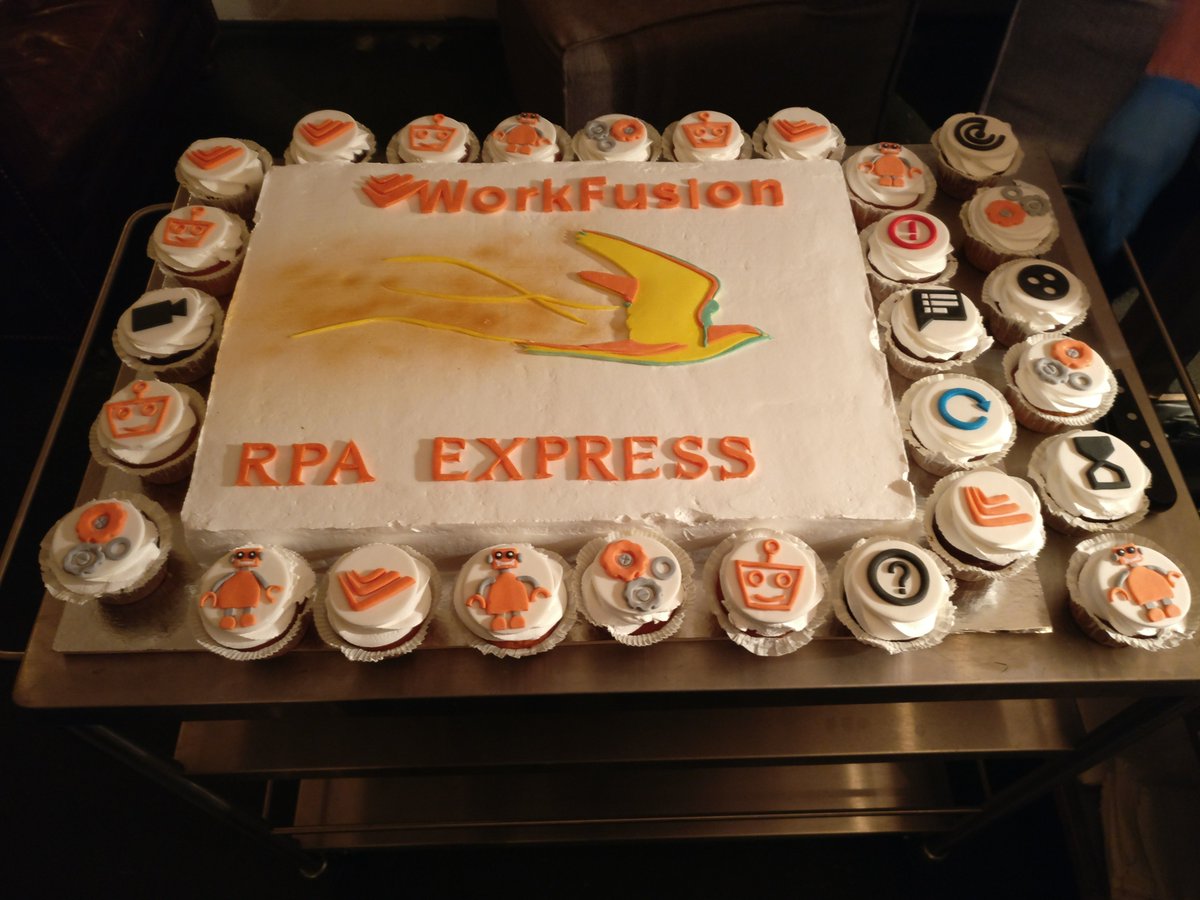WorkFusion's tweet photo. The team celebrating our #RPAx launch yesterday! Hard work pays off! Missed the announcement? More on #FreeRPA here: https://t.co/5lLMh1bOOx https://t.co/1Di84UGZmz