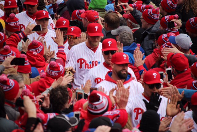 Phillies's tweet image. Welcome home, boys. #GoPhils