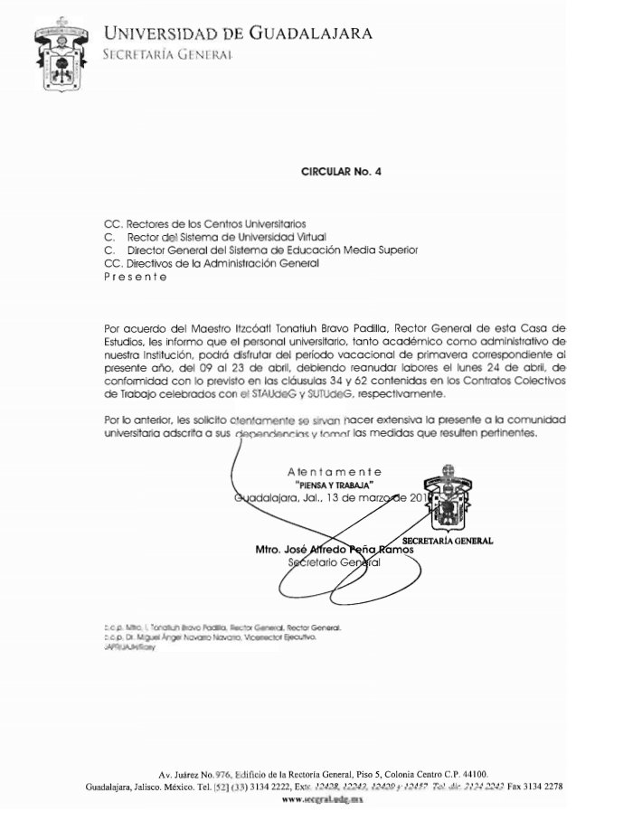 OficialCUCS's tweet photo. Circular Nº 4
Período vacacional de PRIMAVERA del 09 al 23 de abril de 2017
https://t.co/pglFaQbJ1j
#CUCS #Circular4 #VacacionesDePrimavera https://t.co/VBvBmsYOKm