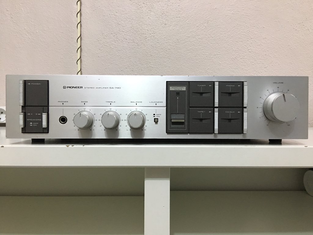 PIONEER SA-740 STEREO AMFİ (ilgilenenlere)