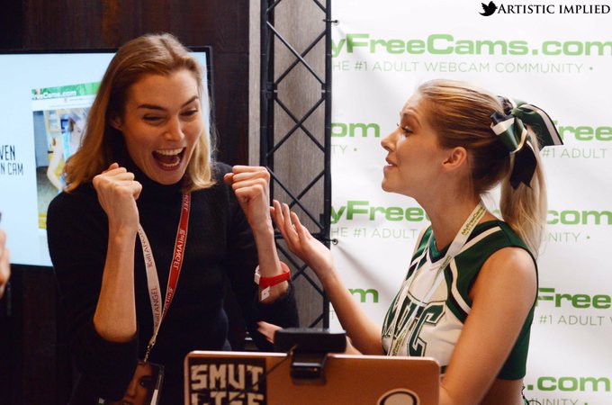 At the @MyFreeCams booth. @HarliLott teaching @strictlysimilak what cam girls do. I think she was a bit<a class="tags" href="/tag/myfreecams">@myfreecams</a><a class="tags" target="_blank" title="On Twitter" href="/?out=eyJ0eXAiOiJKV1QiLCJhbGciOiJIUzUxMiJ9.eyJpYXQiOjE3MjM5MjY5MDksImlzcyI6InR3cG9ybnN0YXJzLmNvbSIsIm5iZiI6MTcyMzkyNjkwOSwiZXhwIjoxNzU1NDYyOTA5LCJyZWRpcmVjdF91cmwiOiJodHRwczovL3R3aXR0ZXIuY29tL0hhcmxpTG90dCJ9.jTPYtbaK0YmllDs5ivEnHjY_PhvMpF1OhyFwSqS_gjDYvvpTF4rovdGE5J_AjxEDmaG8xIB3NJaLJw1sepFJsA">@HarliLott</a><a href="/tag/anvexpo"class="tags"><span>#anvexpo</span></a>