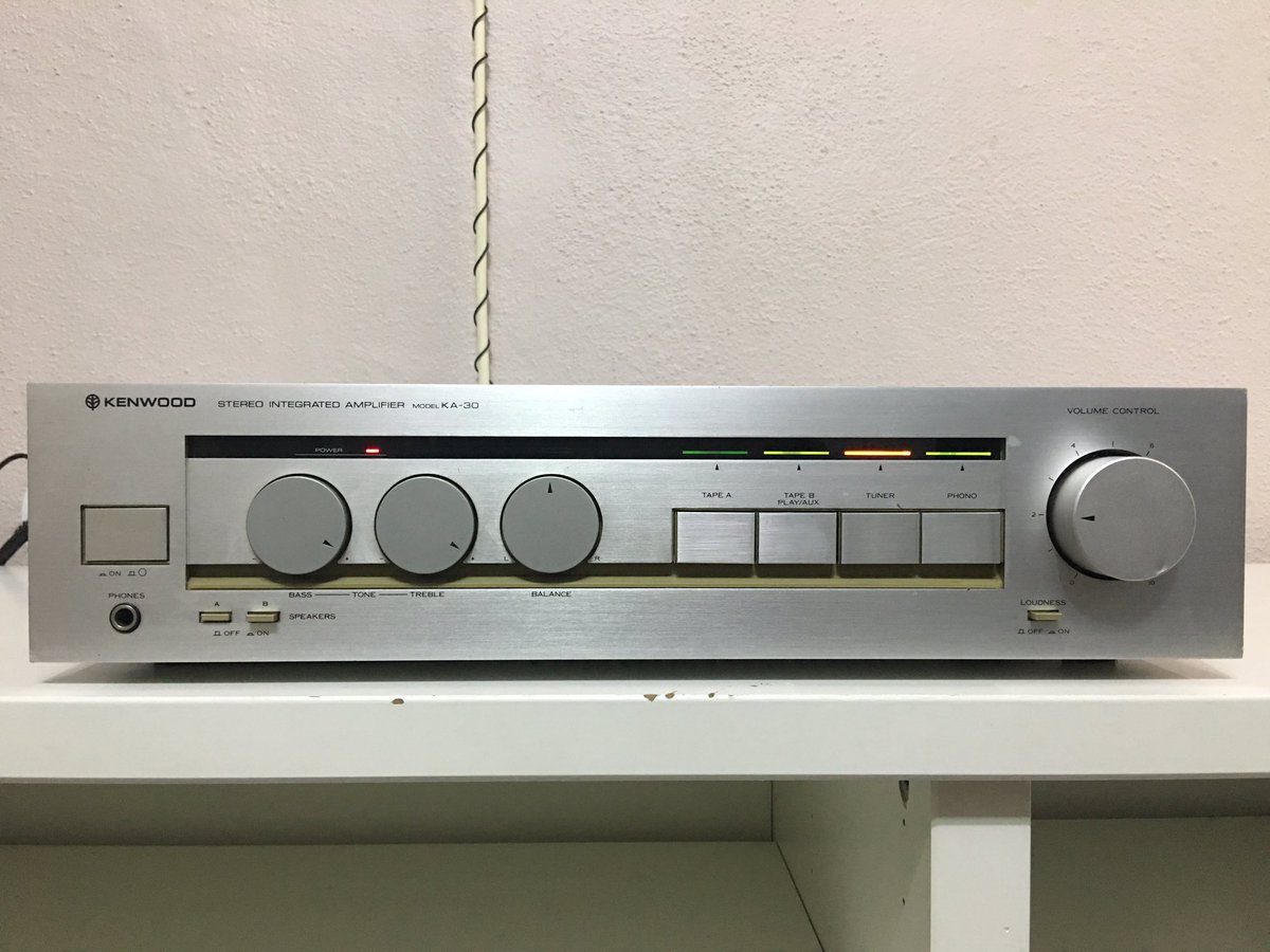 KENWOOD KA-30 STEREO AMFİ (ilgilenenlere)