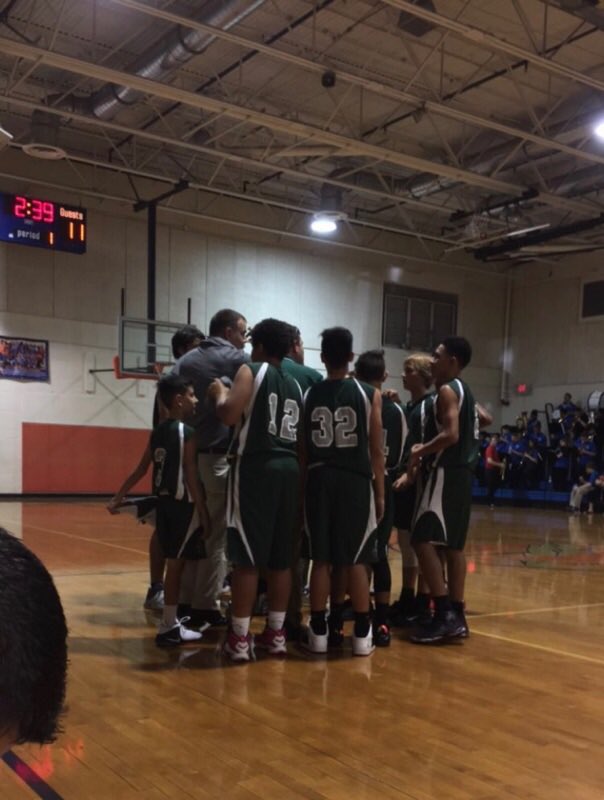 The basketball game at DMS! The girls team won, congratulations Gators!