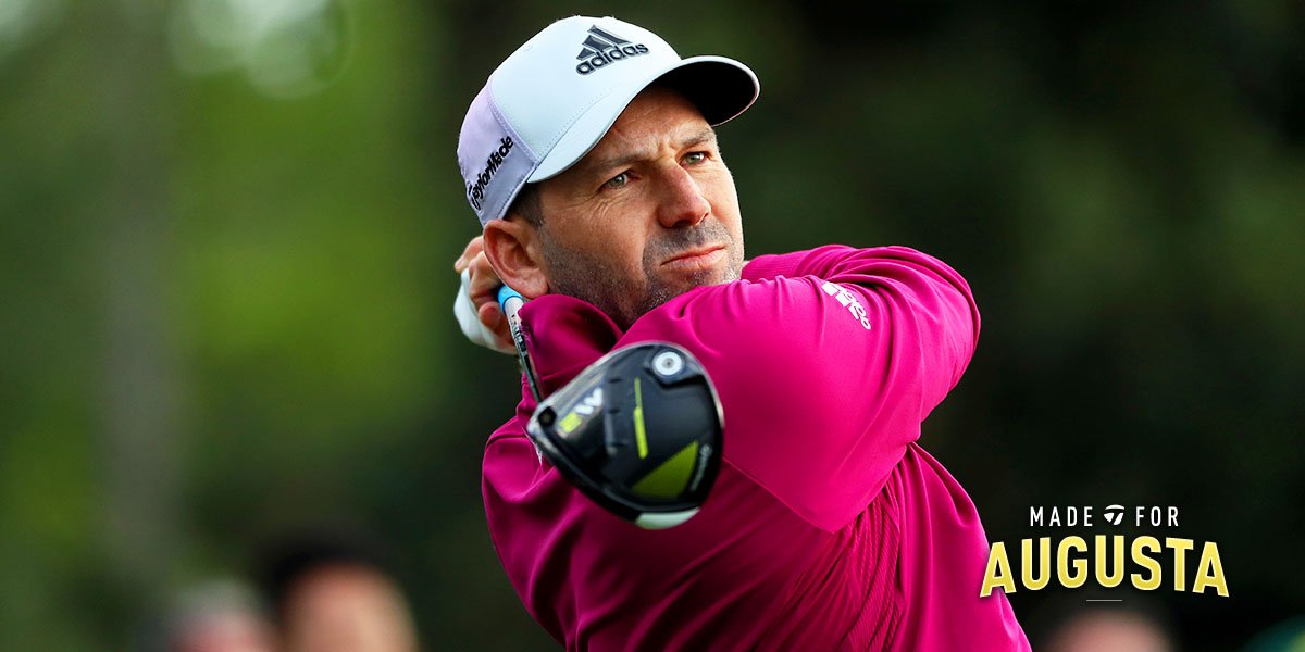 TaylorMadeGolf's tweet image. Leader in the Clubhouse — Sergio hits 93% of fairways with his 2017 #M2driver and fires a 2nd round 69 at #theMasters. #MadeforAugusta