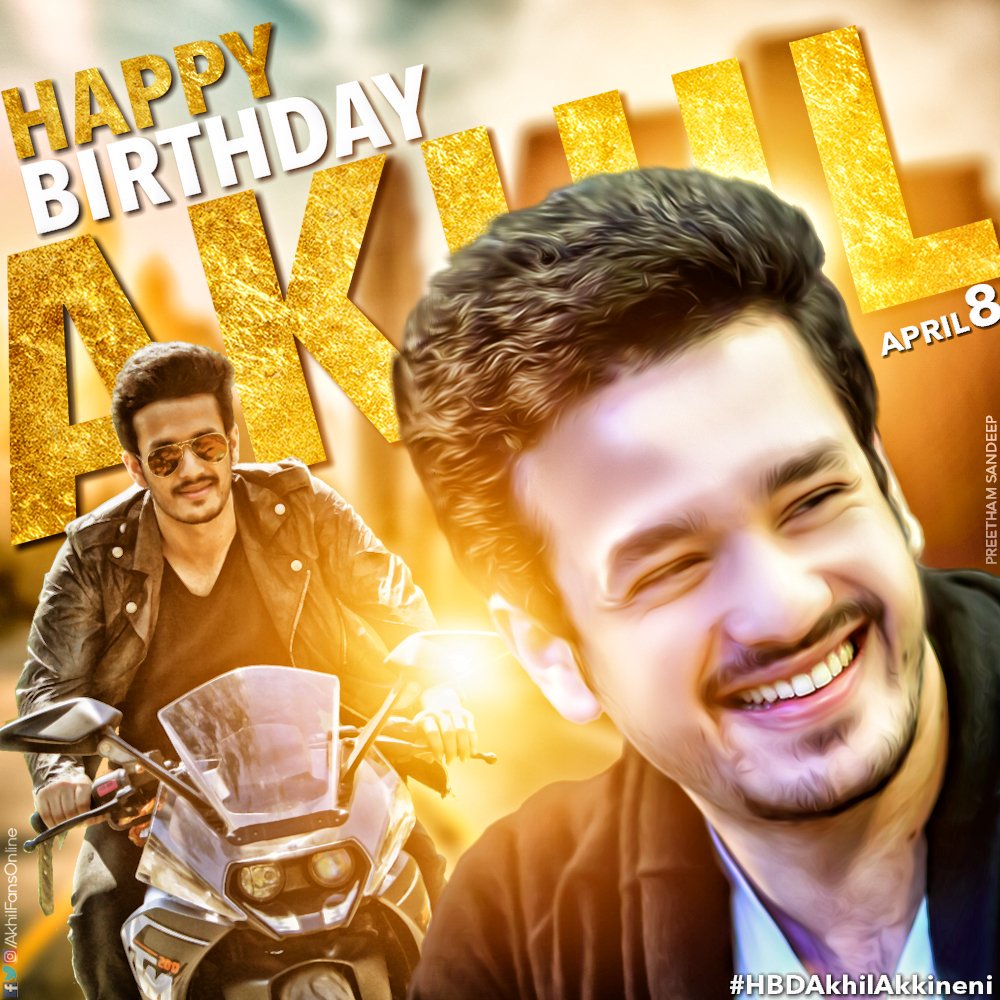 bittugani's tweet photo. #HBDAkhilAkkineni
I wish u a very very happy birthday @AkhilAkkineni8. https://t.co/I8Lf398yTj
