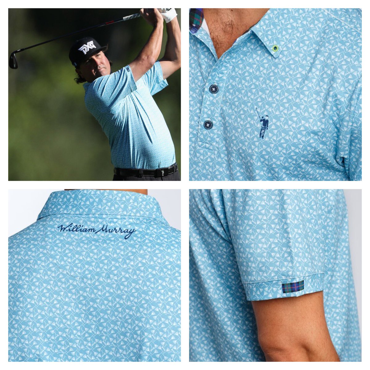 Lots of chatter regarding #PatPerez's apparel @theMasters; "Mowers &amp; Martinis" from the Spring 2017 line on Friday at #Augusta! #TheMasters