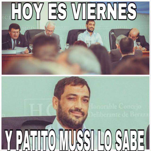 DonMussi's tweet photo. Me acaban de mandar esto por WhatsApp. Que risa! Hijo de tigre @jpatriciomussi #AVerSiMeEntienden #Berazategui https://t.co/UI82yEhdea