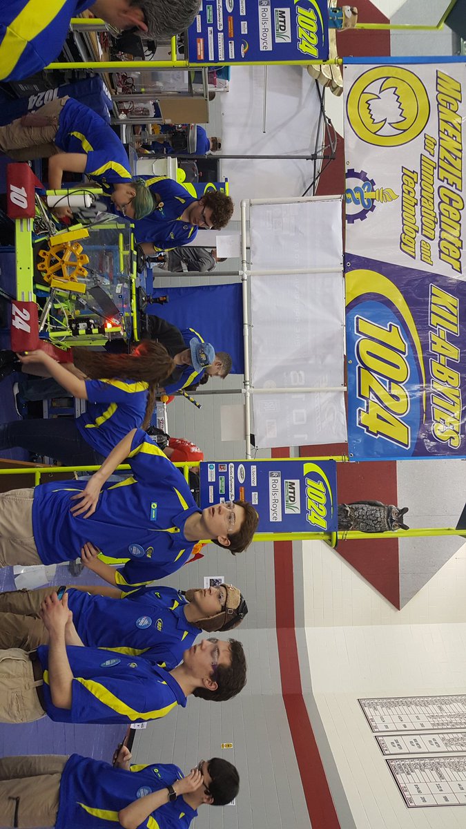 Team 1024 preparing for success in the pits.