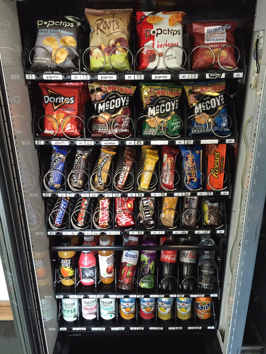 Delighted to have installed machines at <a href="/CallsWharfLeeds/">CallsWharfLeeds</a> and <a href="/TheTanneryLeeds/">TheTanneryLeeds</a> - a mix of healthy and regular snacks to keep everyone happy!