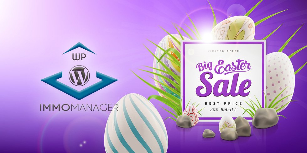 MediaStorenet's tweet image. WP Immo Manager Ostern Spezial 2017 - Nur für kurze Zeit 20% Preisnachlass sichern. #Immobilien in Wordpress #Immob media-store.net/ostern-spezial…