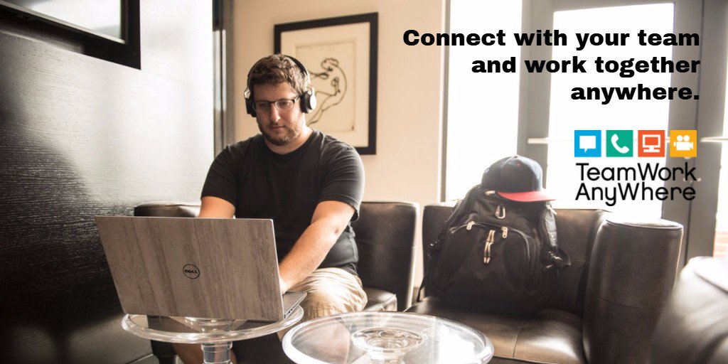 TecFac's tweet photo. With #TeamWorkAnyWhere, you can start your meetings anywhere - at the gym, home, park, cafe, or a shared work space. #mobilework https://t.co/c1jIOOqHIZ