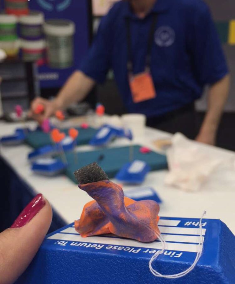 ninakash_aud's tweet photo. My new beautiful earmold courtesy of #instamold #ipi #AudiologyNOW17 https://t.co/QHODDlxcNu