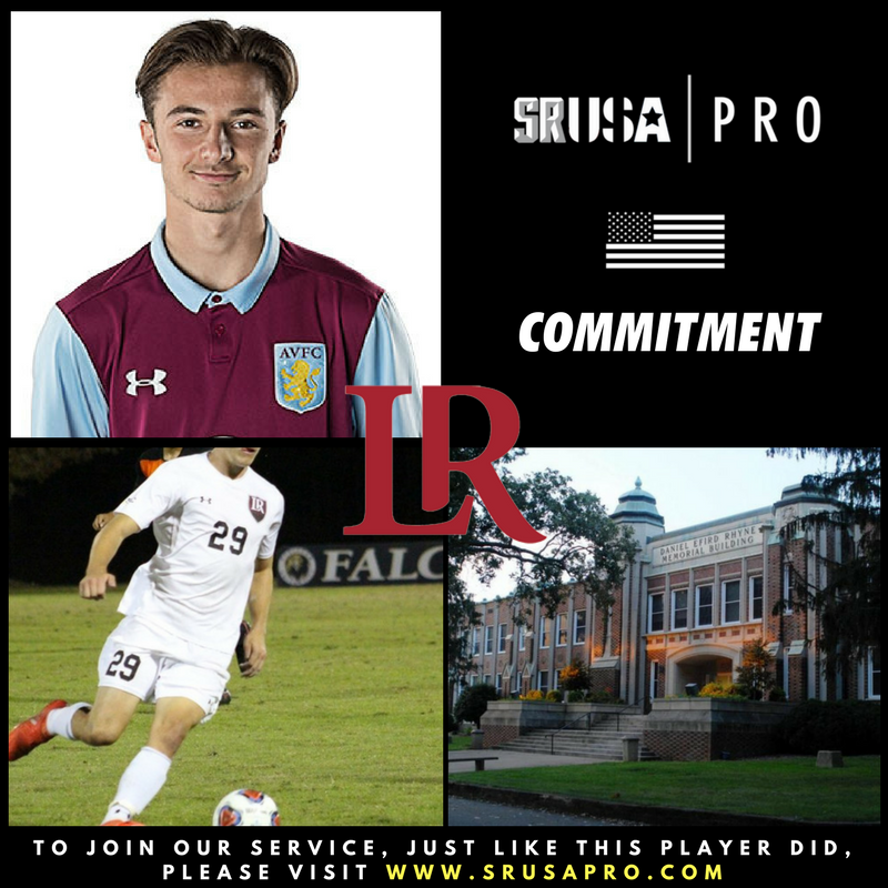 COMMITMENT | Congratulations to SRUSA Pro Client and Pro at Aston Villa, @josephlinley on committing to Lenoir Rhyne in North Carolina.