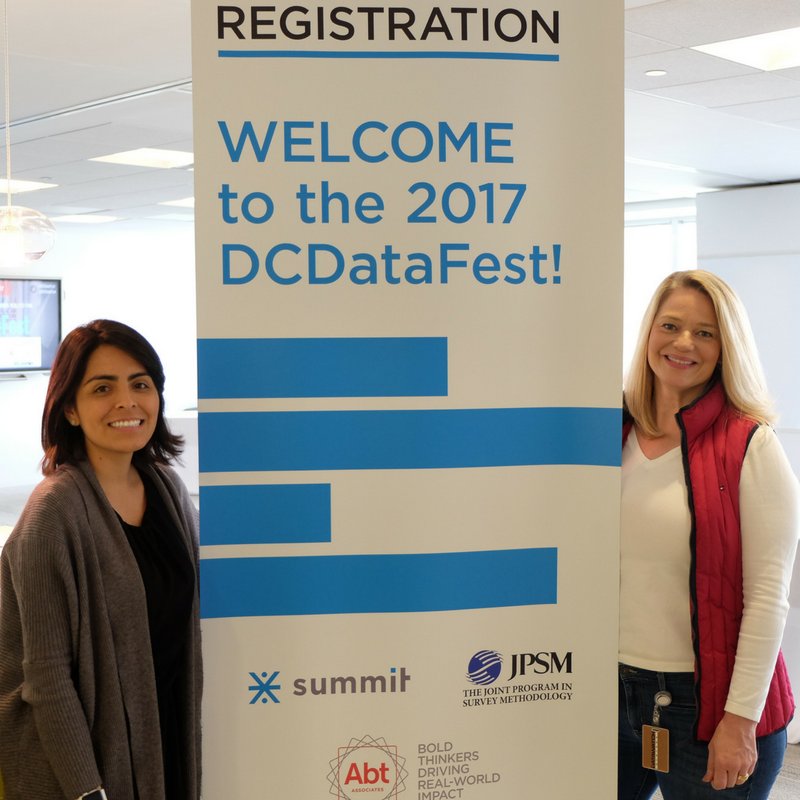 DCDataFest's tweet image. #DCDataFest is almost here! Big thanks to Lisa and Antonia from @summitdistrict for their hard work in support of of this year&apos;s teams.