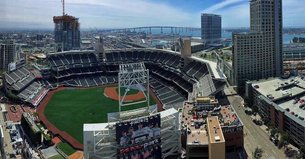 Padres Opening Day! #mlb #padres #sandiego #petcopark #coronadobridge #bay #openingday ift.tt/2o71s5w