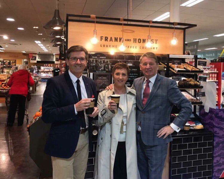 Can not wait to show my mummy this photo, she's a huge fan of great coffee &amp; an even bigger fan of Daniel &amp; @Majodonnell ☕️🙌