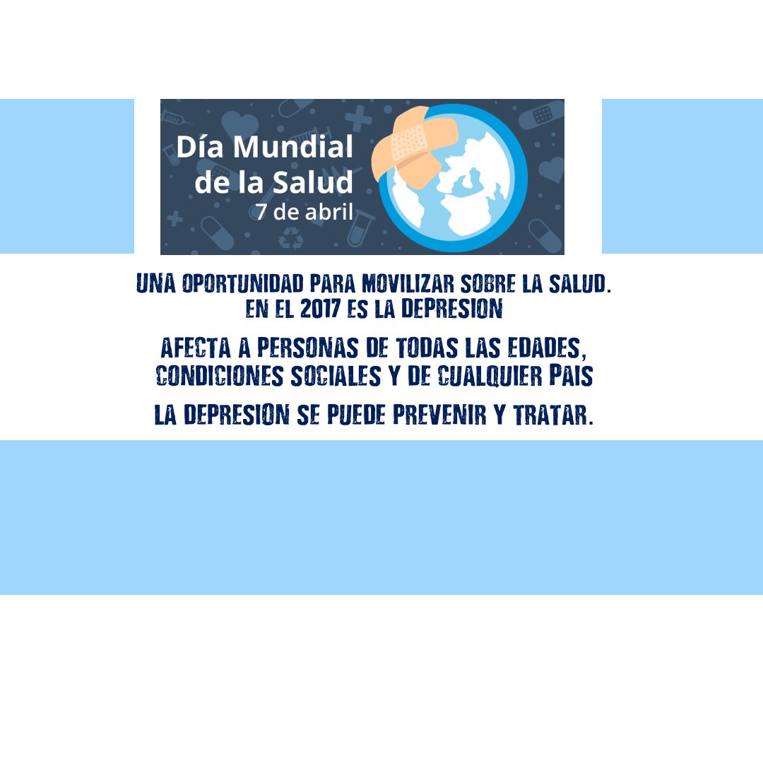 Retoconcausa's tweet image. #DiaMundialdelaSalud  7 de abril, en el 2017 hablemos de la depresión: una mejor comprensión de qué se trata y de cómo puede prevenirse.